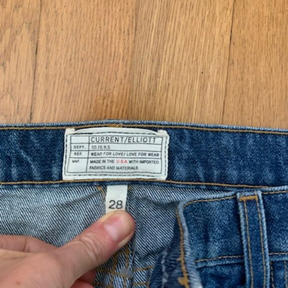 Current/Elliot Slouchy Skinny Destroyed Zephyr Sz 28 - Picture 5 of 5